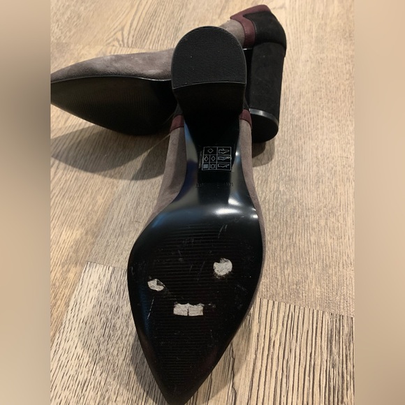 Colour block Nine West Block heels, worn inside only a few times. - Picture 3 of 8